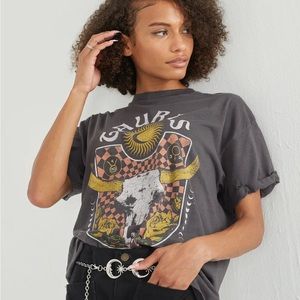 Taurus Band Black Boyfriend Tee